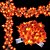 billiga Halloween Utomhus-tacksägelse lönnlöv ljusslingor 10/20/40 led kranslampor batteri / usb-driven halloween jul bröllopsfest semester trädgård balkong dekoration