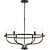 cheap Candle-Style Design-LED Pendant Light 6/9/12-Light Industrial Vintage Large Round Rustic Candle Chandelier for Living Room Bedroom 110-240V
