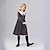 cheap Girls&#039; Costumes-Wednesday Addams Addams family Wednesday Dress Girls&#039; Movie Cosplay Cosplay Masquerade Dailywear