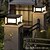economico applique da esterno-applique da parete a led per esterni bianco caldo 30cm 1 luce moderna pilastro luce acrilico metallo 20w standard per pali da giardino e patio recinzione terrazza recinzione esterna terrazza luce