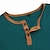 ieftine Tricou casual Henley-Bărbați Cămașă Henley Tee Top Mânecă scurtă Simplu Mânecă Raglan Modă Designer De Bază Butonul sus Henley Vacanță Stradă Ieșire Vară Maro Închis Bleumarin Albastru regal Tricou Henley