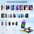 abordables Cargadores inalámbricos-Estación de carga de cargador inalámbrico Estación de carga multiusb de 8 puertos certificado CE rohs carga inalámbrica rápida fcc magsafe magnético para teléfono móvil tableta iphone ipad tabletas de
