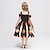 cheap Wicked Witches-Witch Pumpkin Halloween Dress Costume Walpurgis Night Dress Up Kid&#039;s Women&#039;s Carnival Party / Evening Easy Halloween Costumes Dress Up