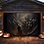 billige Halloween garasjeportdeksel-halloween dørdekorasjoner utendørs halloween garasjedørdeksel kirkegård skummel dyster banner stort billedvev bakteppedekorasjon for ferie utendørs garasjedør hjem veggdekorasjoner