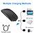 baratos Ratos-mouse óptico sem fio mouses 2.4ghz receptor usb mini mouses portáteis recarregáveis níveis de dpi ajustáveis mouse bluetooth mouses