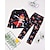preiswerte Halloweenkostüme für Jungen-Jungen 3D Kürbis Pyjama-Sets Pyjama-Sets mit T-Shirt und Hose Langarm 3D-Druck Herbst Winter Aktiv Basic Polyester kinderkleidung 4 Jahre + Rundhalsausschnitt Heim Täglich Regular Fit