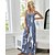 preiswerte Damen Onesies-Damen-Schlafanzug mit Batikmuster, schlicht, bequem, weiches Heimbett, bequemer Elasthan-Rundhalsausschnitt, lange Hosentasche, Sommer-Frühlings-Heimoutfits