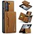 cheap Samsung Cases-Phone Case For Samsung Galaxy Z Fold 6 Z Fold 5 Z Fold 4 Z Fold 3 Back Cover with Stand Holder Detachable Magnetic Retro TPU PC PU Leather