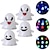 abordables Iluminación de Props de Halloween-Lámpara fantasma LED para Halloween, luz nocturna de terror para fiesta, diseño de escena de casa embrujada, lámpara temática para fiesta, truco, fantasma, decoración de Halloween