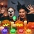 ieftine Lumini Subacvatice-4 buc. Lumină led de dovleac cu telecomandă rezistentă la apă pentru decorarea de Halloween schimbarea culorii lumini LED rezistente la apă pentru decor petrecere de vacanță vază de sticlă piscină