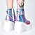 levne Platformové boty-Dámské Boty Boty na platformě Lolita Boty Demonia Párty Denní Pevná barva 3D Kotníkové boty Booties Platforma Klínový podpatek Módní sportovní Na běžné nošení Chůze PU kůže Umělá kůže Zip Černá Bíl