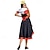 preiswerte Damenkostüme-Märchen Alice im Traumland-Abenteuer Herzkönigin Die rote Königin Gift Kleid Cosplay for Damen Erwachsene Karneval Maskerade Leistung Party / Abend