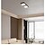 billige Taklamper med dimming-led taklys trinnløs dimming 28/36,5cm 2-lys moderne moderne innfelt taklampe aluminium 20w kvadrat flat moderne taklampe for soverom kjøkken vaskerom 110-240v kun dimmes med fjernkontroll