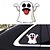 abordables Suministros para fiestas y eventos-Lindas pegatinas de fantasmas de Halloween para coches, vinilo impermeable, cara divertida, mirones de Halloween, decoraciones divertidas para parabrisas de coches, calcomanías para ventanas