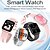 billige Smartklokker-iMosi HD15 Smartklokke 1.75 tommers Smartklokke blåtann Skritteller Samtalepåminnelse Aktivitetsmonitor Kompatibel med Android iOS Dame Herre Håndfri bruk Vanntett Mediakontroll IP68 35mm urkasse