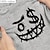 お買い得  メンズグラフィックTシャツ-メンズ短袖グラフィックTシャツ - ドルサインアイのギザギザグリンスマイルデザインライフスタイルTee