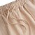 baratos Feriado-Homens Calças de linho Calças Calça verão Calças de praia Bolsos Com Cordão Design de cordão elástico Tecido Respirável Leve Comprimento total Ioga Ginásio Moda Roupa de rua Cinzento Claro cinzento