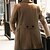 billige Trenchcoat til mænd-Herre Peacoat Trenchcoat Daglig Ferierejse Efterår vinter Polyester Hold Varm Overtøj Tøj Mode Klassisk Vanlig Lomme Knaphul Dobbeltradet