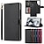 cheap Samsung Cases-Phone Case For Samsung Galaxy S24 Ultra Plus S23 Ultra Plus S22 Plus  Ultra S21 FE A55 A35 A25 A15 5G A54 A34 A14 S20 FE S25 Ultra Back Cover Wallet Case with Stand Holder Detachable with Wrist Strap
