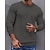 abordables Sudaderas Básicas_-Hombre Sudadera Sudadera con estampado de gofres Negro Gris Oscuro Beige Cuello Barco Plano Estriado Con Texturas Textura de punto Deporte Diario Festivos Poliéster Ropa de calle Básico Casual
