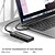 baratos Periféricos para Computador-Adaptador de gabinete ssd m.2 nvme com leitor de cartão de protocolo duplo usb 3.1/3.2 &amp;hub usb tipo c conversor caso