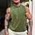 preiswerte Lauf-T-Shirts &amp; Tanktops-Herren Fitness Tank Top Tank Top Running Sport Top Tank Top Sport Ärmellos Weste / Fahrradweste Casual Athlässigkeit Baumwolle Atmungsaktiv Schnelltrocknend Weich Fitnesstraining Laufen Gehen