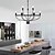 cheap Candle-Style Design-LED Pendant Light 6/9/12-Light Industrial Vintage Large Round Rustic Candle Chandelier for Living Room Bedroom 110-240V