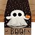 זול בד שולחן ליל כל הקדושים-שחור boo ghost pumpkin dots runner שולחן ליל כל הקדושים, סתיו עונתי שולחן אוכל קישוט שולחן אוכל למסיבת בית דקו