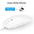 baratos Ratos-mouse óptico sem fio mouses 2.4ghz receptor usb mini mouses portáteis recarregáveis níveis de dpi ajustáveis mouse bluetooth mouses