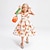 cheap Wicked Witches-Witch Pumpkin Halloween Dress Costume Walpurgis Night Dress Up Kid&#039;s Women&#039;s Carnival Party / Evening Easy Halloween Costumes Dress Up