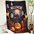 economico Camera di Halloween-coperta con decorazione di Halloween a forma di zucca di Jack O&#039; Lantern - pile morbido e accogliente con motivo a zucca festivo - perfetto per decorazioni di Halloween e per tenersi al caldo