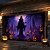 billige Halloween garage dør dække-halloween dørdekorationer udendørs halloween garagedørdæksel jack o lanterne banner stort billedtæppe baggrund fugleskræmsel dekoration til ferie udendørs garagedør hjem vægdekorationer