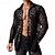 economico Cime-Retrò Vintage Disco Blusa / Camicia Disco Pizzo Costume Per uomo Mascherata Serata fuori e occasione speciale Casual Quotidiano Parata dell&#039;Orgoglio Adulti Camicia
