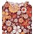 preiswerte Oberteile-Retro Vintage 1970er Disko Bauchfreies Top Hippie Druck Damen Königstag Maskerade Party / Abend Pride Parade Pride-Monat Erwachsene Oberteil
