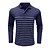 preiswerte Klassisches Poloshirt für Herren-Herren Golfhemd Golfpolo Arbeit Casual Kargen Langarm Basic Modern Streifen Taste Frühling &amp; Herbst Regular Fit Wein Schwarz Armeegrün Königliches Blau Khaki Grau Golfhemd