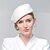 billige Festhatter-hatter 100% ull beret lue bryllup kveld fest elegant bryllup med faux perle cap hodeplagg hodeplagg