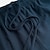 baratos Feriado-Homens Calças de linho Calças Calça verão Calças de praia Com Cordão Cintura elástica Tecido Conforto Macio Comprimento total Diário Praia Moda Simples Preto Branco