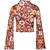 preiswerte Oberteile-Retro Vintage 1970er Disko Bauchfreies Top Hippie Druck Damen Königstag Maskerade Party / Abend Pride Parade Pride-Monat Erwachsene Oberteil