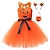 billige Jentekostymer-Gresskar Halloween Kostume Tutu Kle deg opp Barne Jente Barnas Dag Maskerade Fest Enkle Halloween-kostymer Kle deg opp