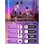 preiswerte Intelligente Dekorative Lichter-Graffiti Intelligente WiFi LED Smart Light LED Stehlampe Netz Rotlicht mit Musik-Sync Farbwechselnder Stehlampe mit Fernbedienung  App-Steuerung Timer Ambiente Stehlampe