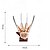 voordelige Maskers-Freddy Krueger Masker Hallloween figuren Halloween Verschrikking Eng kostuum Volwassenen Voor heren Halloween Carnaval Gemakkelijke Halloween-kostuums Aankleden
