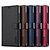 cheap Samsung Cases-Phone Case For Samsung Galaxy S24 Ultra Plus S23 Ultra Plus S22 Plus  Ultra S21 FE A55 A35 A25 A15 5G A54 A34 A14 S20 FE S25 Ultra Back Cover Wallet Case with Stand Holder Detachable with Wrist Strap