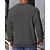 abordables Sudaderas Básicas_-Hombre Sudadera Sudadera con estampado de gofres Negro Gris Oscuro Beige Cuello Barco Plano Estriado Con Texturas Textura de punto Deporte Diario Festivos Poliéster Ropa de calle Básico Casual