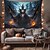 preiswerte Halloween-Wandteppiche-Halloween Dekorationen hängende Tapisserie Skelett Weihnachten Schneemann Wandkunst große Tapisserie Wandbild Dekor Fotografie Hintergrund Decke Vorhang Haus Schlafzimmer Wohnzimmer Dekoration