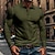 abordables Polo clásico para hombre-Hombre Camiseta de golf polo de golf Trabajo Casual Diseño Manga Larga Básico Moderno Plano Botón Primavera &amp; Otoño Ajuste regular Negro Blanco Azul Marino Caqui Verde Ejército Gris Camiseta de golf