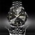 abordables Montres mécaniques-Nouvelle montre d&#039;affaires pour hommes de la marque Olevs tendance de mode calendrier lumineux décoratif affichage de la semaine montre mécanique automatique montre de sport étanche pour les loisirs