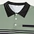 preiswerte Klassisches Poloshirt für Herren-Herren Golfhemd Golfpolo Arbeit Casual Kargen Langarm Basic Modern Streifen Taste Tasche Frühling &amp; Herbst Regular Fit Kürbis Rosa Rote Grün Khaki Grau Golfhemd