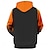 baratos Moletons e Sweatshirts de Halloween-abóbora moda masculina conforto cor moletom com capuz estampa 3d moletom com capuz halloween laranja