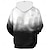 economico Felpe e Sweatshirt di Halloween-Per uomo Ombre Felpa con Cappuccio Felpe con cappuccio Felpa Moda Quotidiano Manica Lunga Con Cappuccio Feste Nero Stampa 3D Autunno Inverno progettista