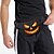 cheap Men&#039;s Bags-Mne&#039;s Spooky Halloween Pumpkin Face Fanny Pack - Ideal for Halloween Parties and Trick-or-Treating